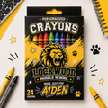 Custom 24-Count Crayons